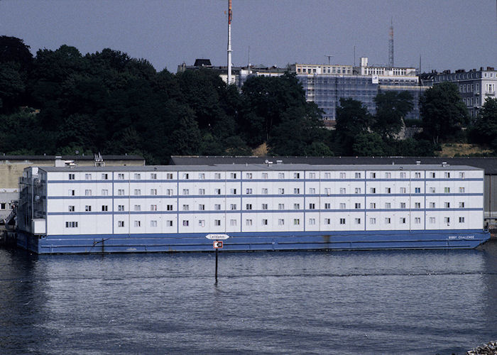 Photograph of the vessel  Bibby Challenge pictured in Hamburg on 21st August 1995