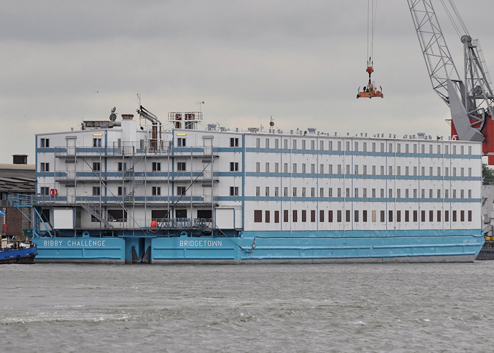 Photograph of the vessel  Bibby Challenge pictured in Merwehaven, Rotterdam on 24th June 2012