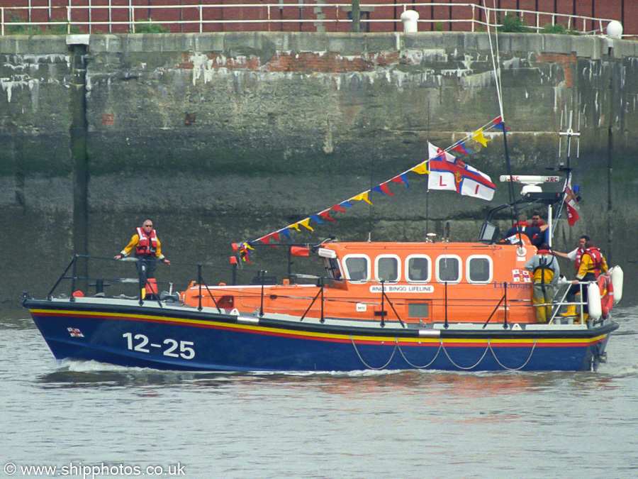 Photograph of the vessel RNLB Bingo Lifeline pictured on the River Mersey on 14th June 2003