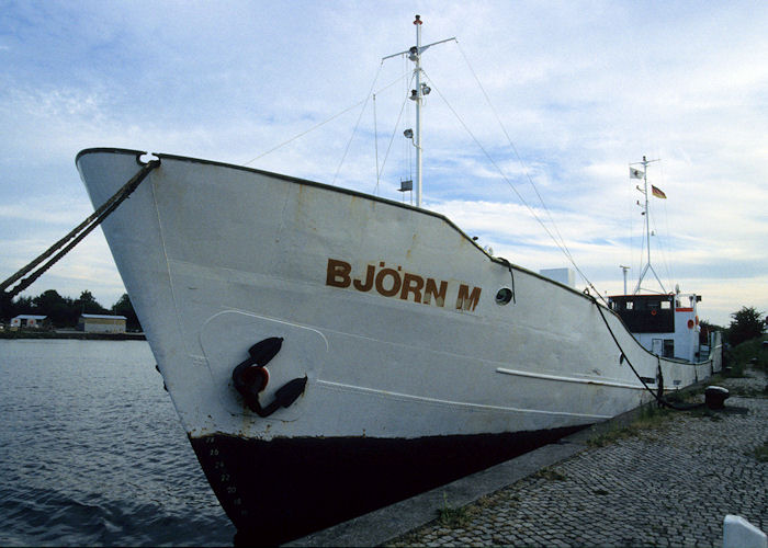 Photograph of the vessel  Björn M pictured at Rendsburg on 7th June 1997