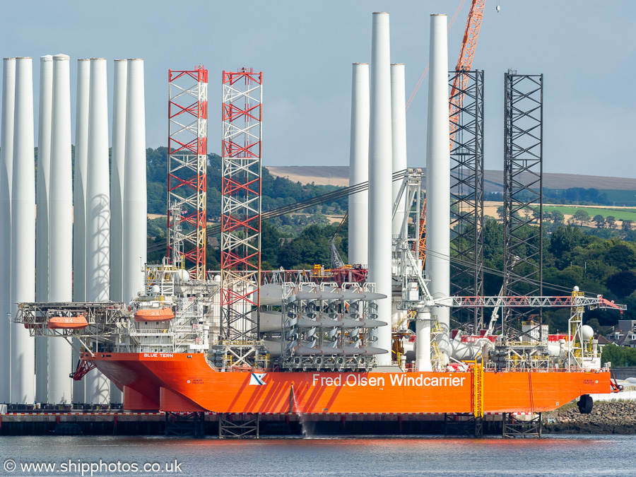 Photograph of the vessel  Blue Tern pictured at Dundee on 7th August 2023