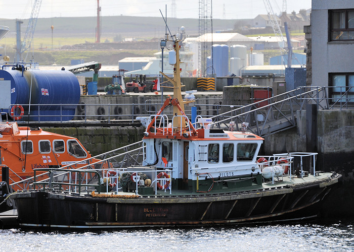 Photograph of the vessel pv Blue Toon pictured at Peterhead on 15th April 2012