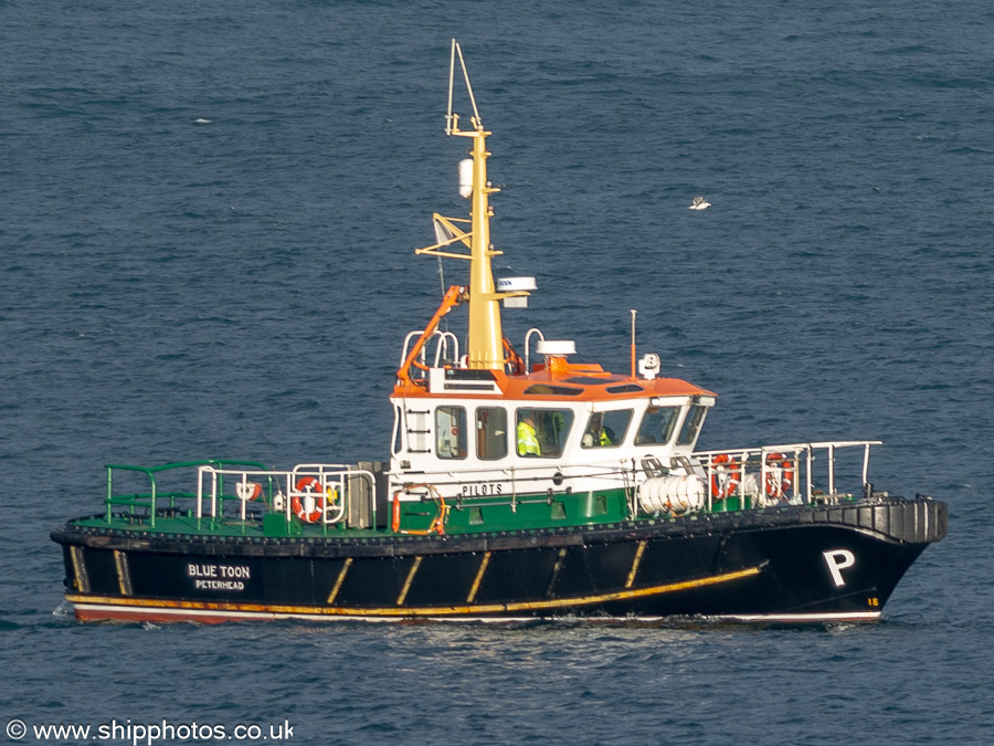 Photograph of the vessel pv Blue Toon pictured at Peterhead on 12th September 2024