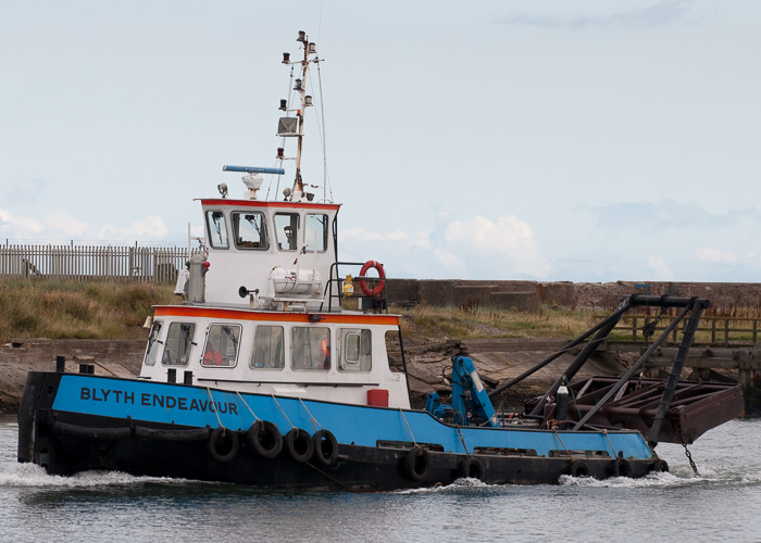 Photograph of the vessel  Blyth Endeavour pictured at Blyth on 22nd August 2014