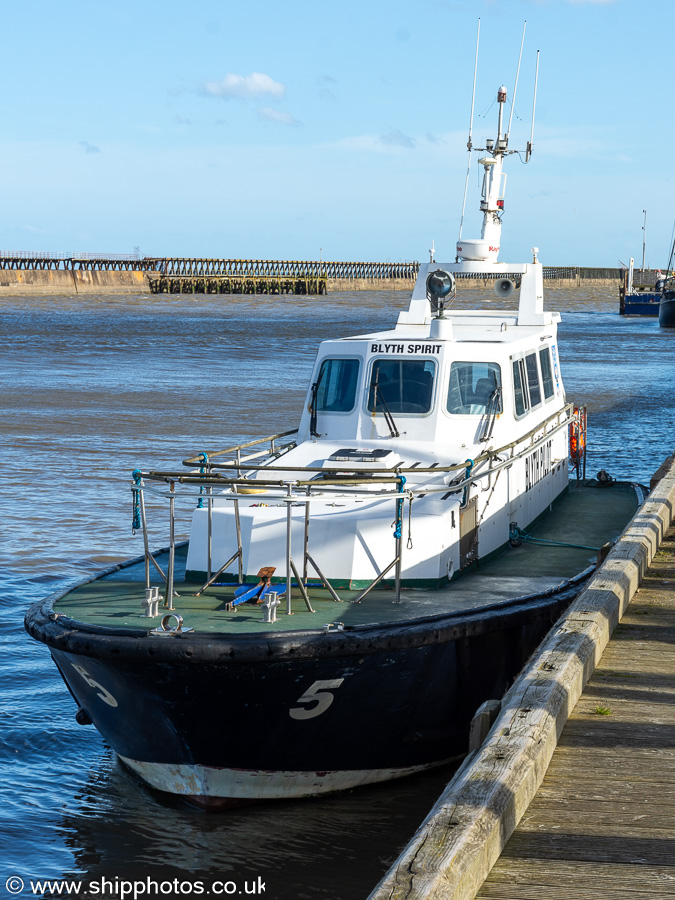 Photograph of the vessel pv Blyth Spirit pictured at Blyth on 6th April 2024