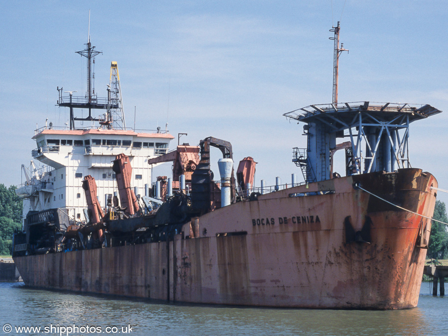 Photograph of the vessel  Bocas De Ceniza pictured in Wilhelminahaven, Rotterdam on 17th June 2002