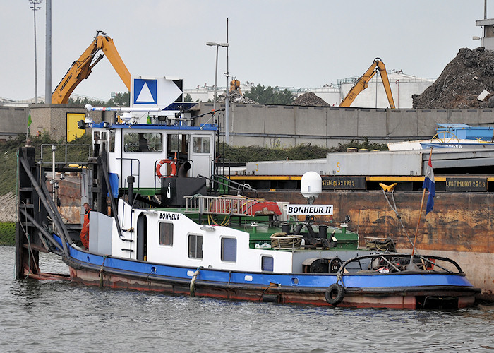 Photograph of the vessel  Bonheur II pictured in Botlek, Rotterdam on 26th June 2011