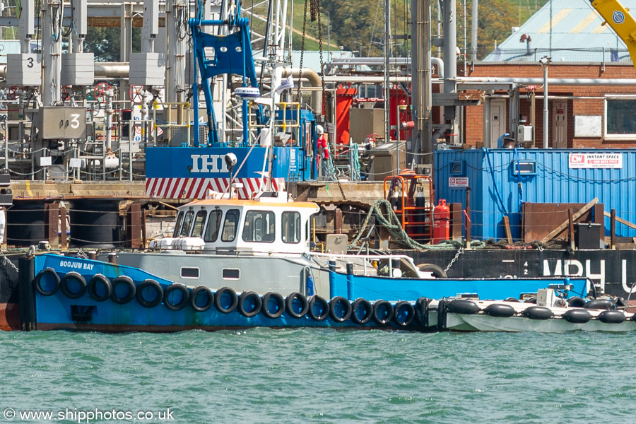 Photograph of the vessel  Boojum Bay pictured at Hamble on 20th April 2024