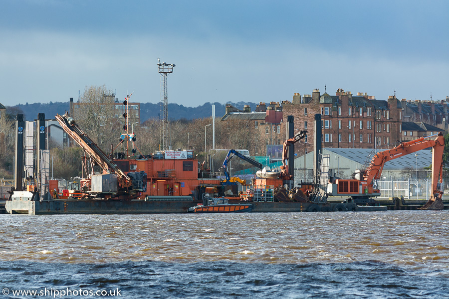 Photograph of the vessel  Boulder pictured at Leith on 9th February 2019