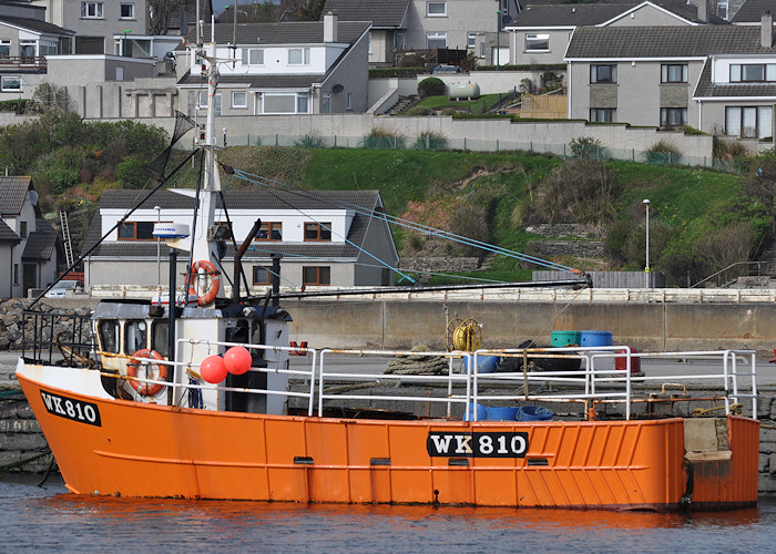 Photograph of the vessel fv Boy Richie II pictured at Wick on 11th April 2012