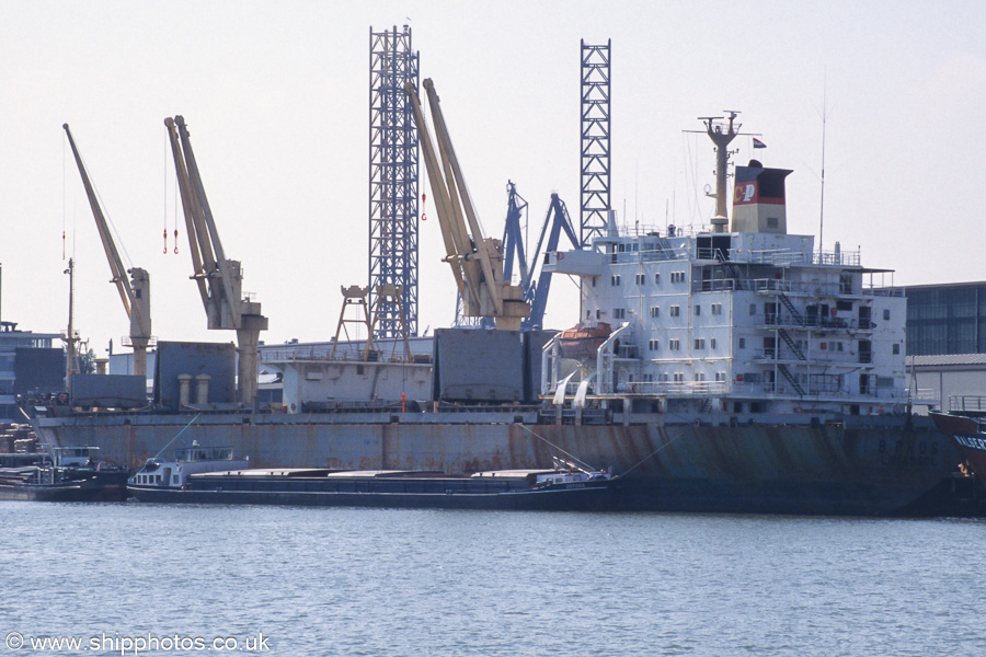 Photograph of the vessel  B Prus pictured in Botlek, Rotterdam on 17th June 2002