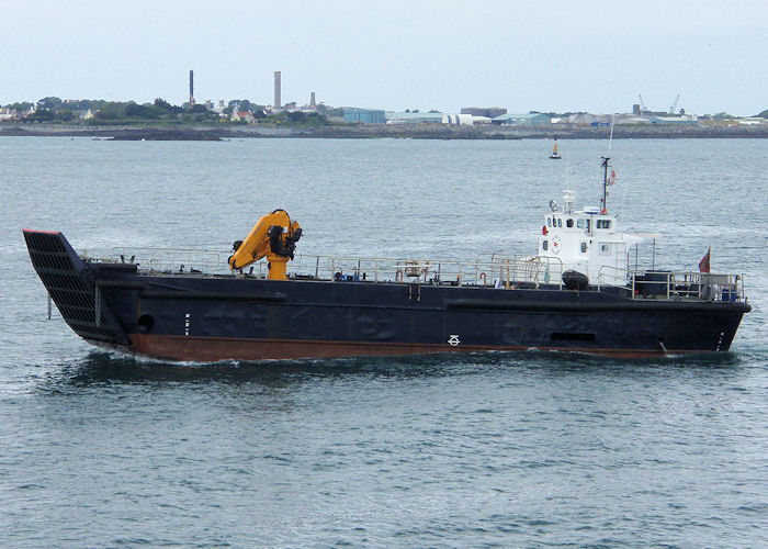 Brecqhou Warrior pictured arriving at St. Peter Port on 18th June 2008