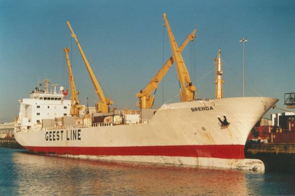 Photograph of the vessel  Brenda pictured in Southampton on 16th November 1999