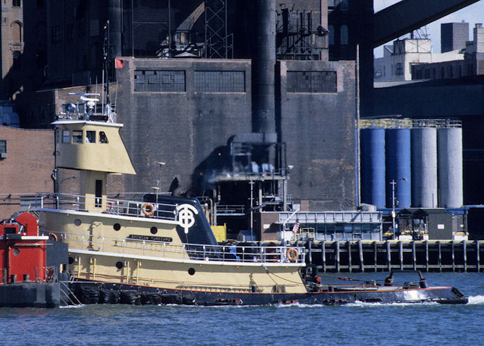 Photograph of the vessel  Brendan Turecamo pictured in New York on 18th September 1994