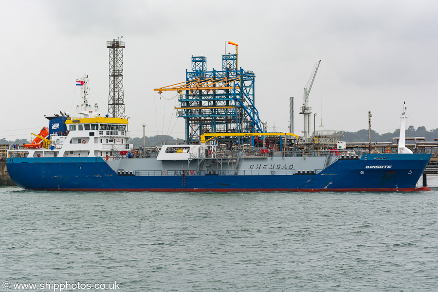 Photograph of the vessel  Brisote pictured at Fawley on 15th July 2024
