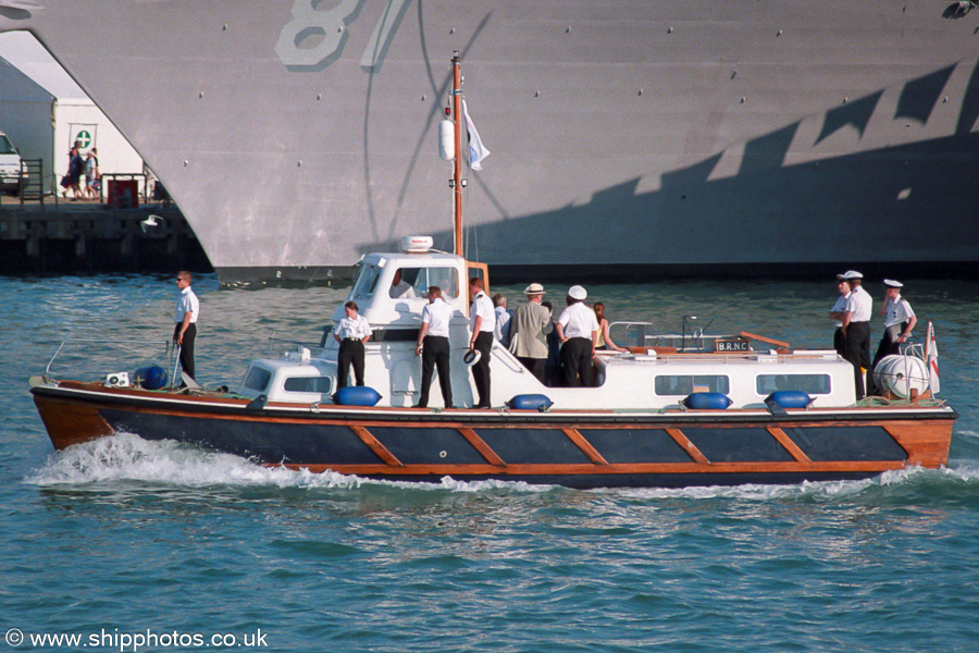 Photograph of the vessel  BRNC 8 pictured at the International Festival of the Sea, Portsmouth Naval Base on 24th August 2001