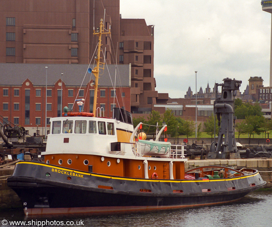  Brocklebank pictured in Canning Half-Tide Dock, Liverpool on 29th June 2002