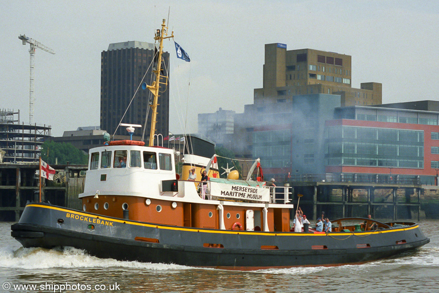  Brocklebank pictured on the River Mersey on 14th June 2003