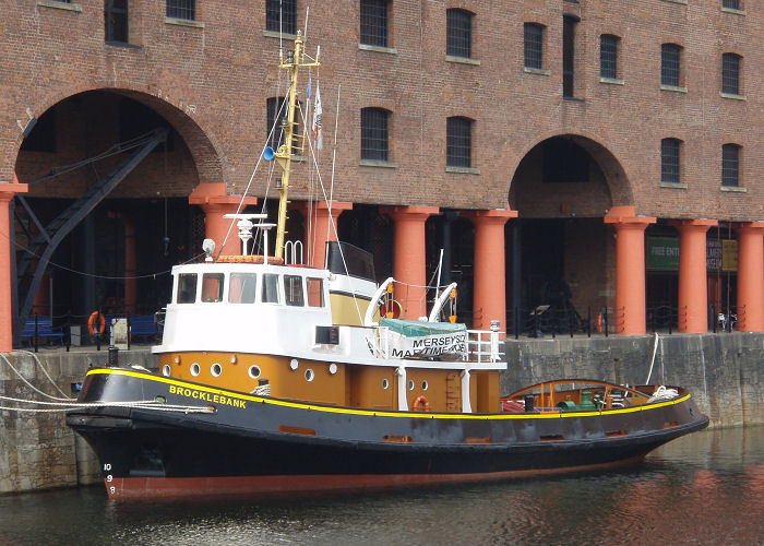 Photograph of the vessel  Brocklebank pictured in Albert Dock, Liverpool on 27th June 2009