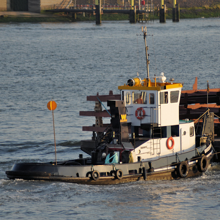 Photograph of the vessel  Broedertrouw 4 pictured passing Vlaardingen on 27th June 2011