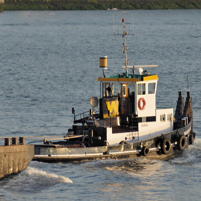 Photograph of the vessel  Broedertrouw XIV pictured passing Vlaardingen on 27th June 2011