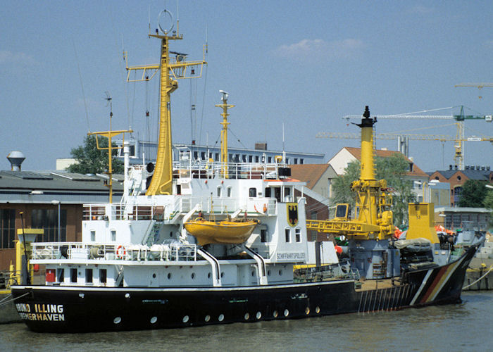 Photograph of the vessel  Bruno Illing pictured in Bremerhaven on 6th June 1997