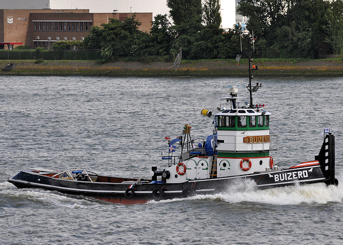 Photograph of the vessel  Buizerd pictured passing Vlaardingen on 22nd June 2012