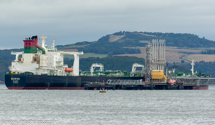 Photograph of the vessel  Bukha pictured at Hound Point on 14th September 2024