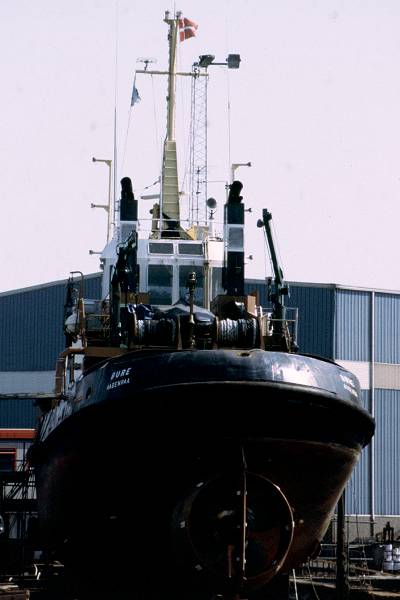 Photograph of the vessel  Bure pictured in Fredericia on 29th May 1998