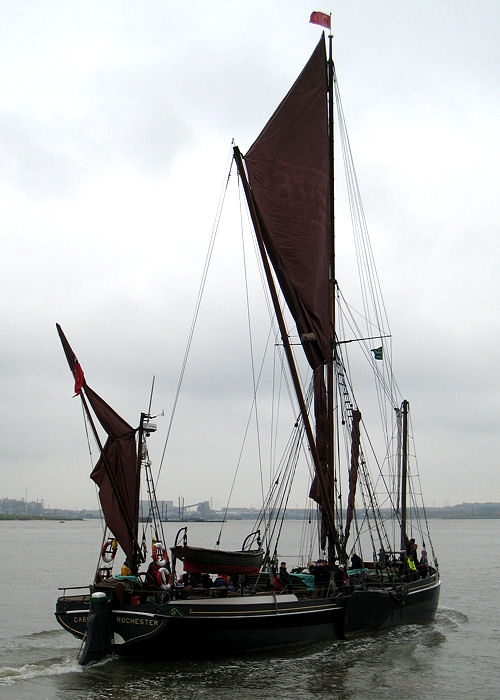 Photograph of the vessel sb Cabby pictured passing Tilbury on 17th May 2008