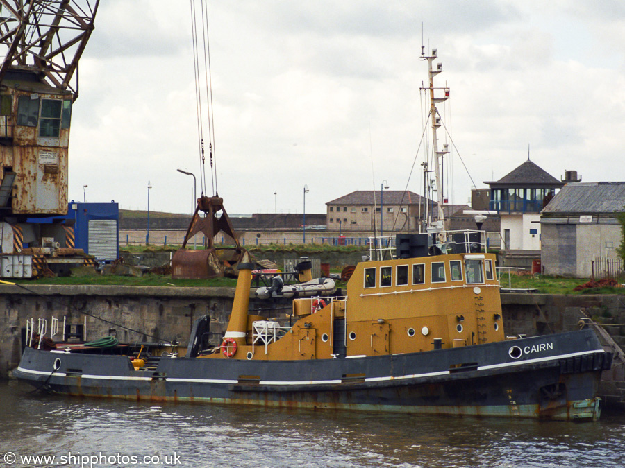 Photograph of the vessel RMAS Cairn pictured at Whitehaven on 23rd October 2002