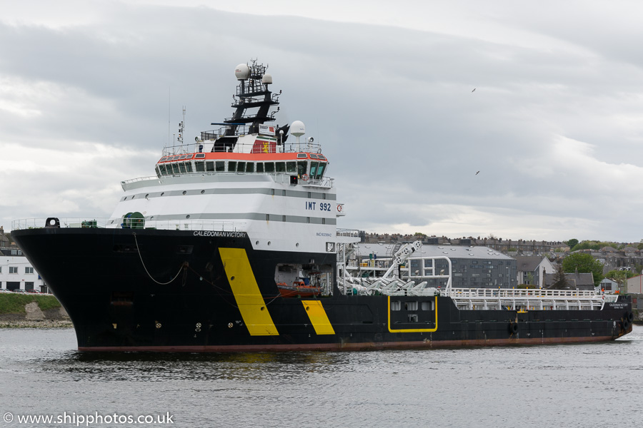  Caledonian Victory pictured departing Aberdeen on 22nd May 2015