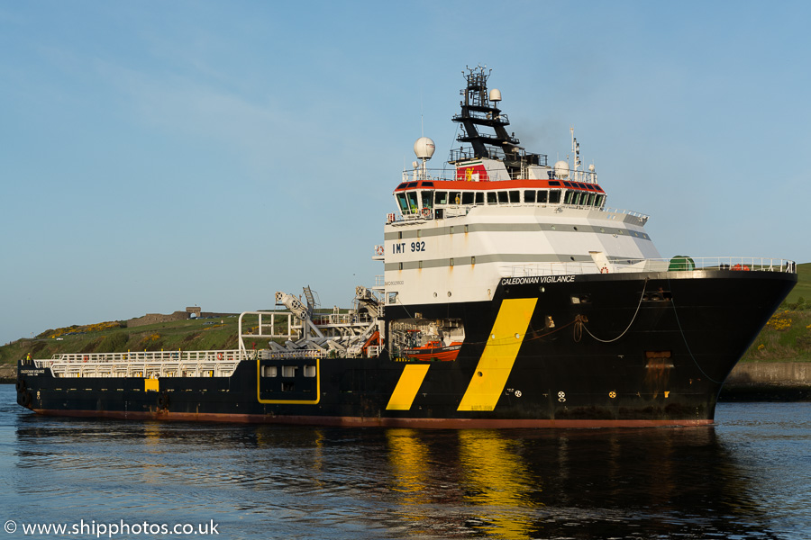  Caledonian Vigilance pictured arriving at Aberdeen on 22nd May 2015