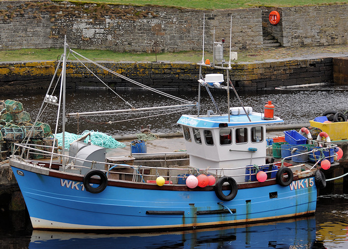 Photograph of the vessel fv Calypso pictured at Lybster on 11th April 2012