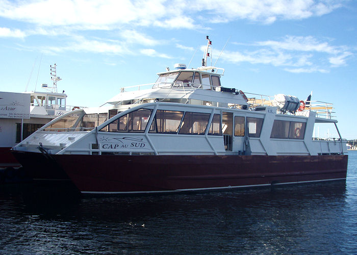 Photograph of the vessel  Cap au Sud pictured at Toulon on 9th August 2008