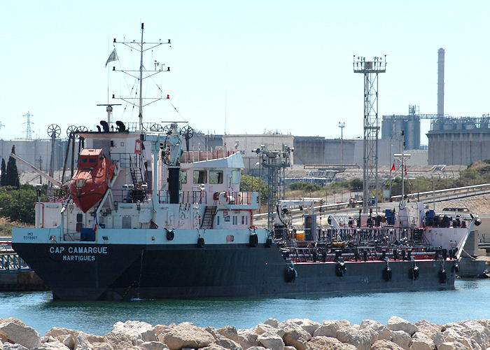 Photograph of the vessel  Cap Camargue pictured at Port de Bouc on 10th August 2008