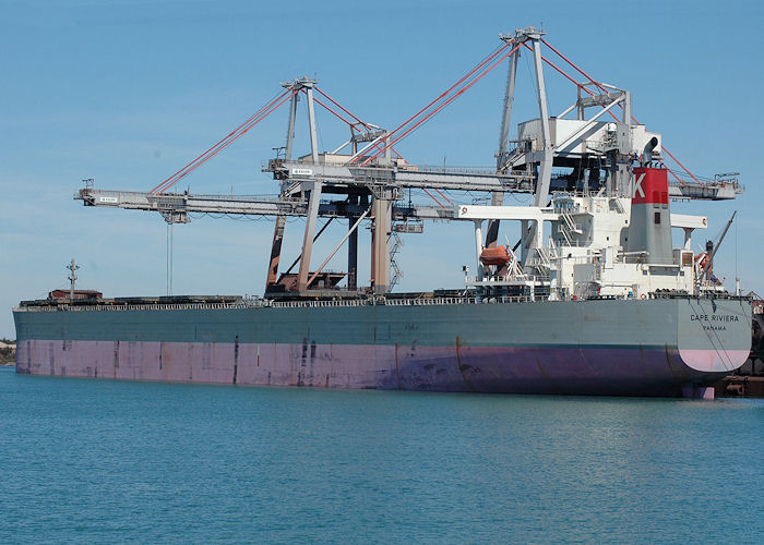 Photograph of the vessel  Cape Riviera pictured in Port Saint Louis du Rhône on 10th August 2008