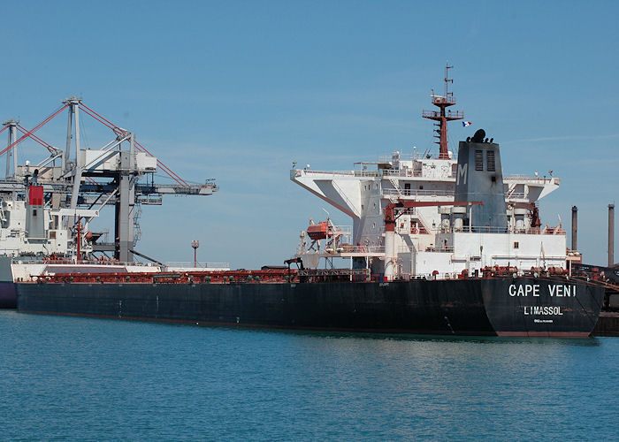 Photograph of the vessel  Cape Veni pictured at Port Saint Louis du Rhône on 10th August 2008