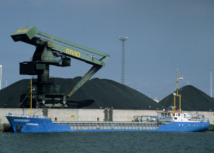 Photograph of the vessel  Carolina pictured in Europoort on 20th April 1997