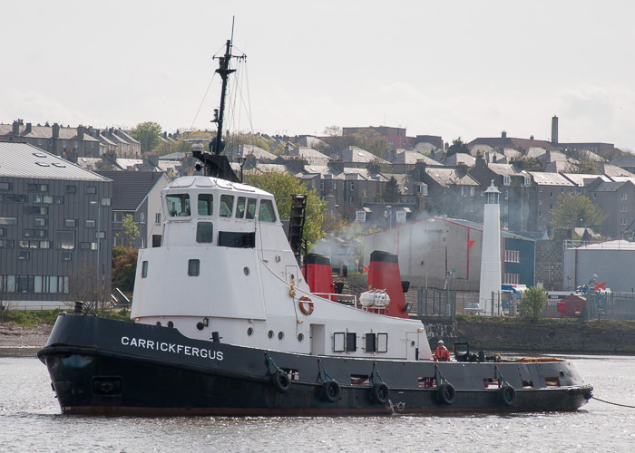  Carrickfergus pictured at Aberdeen on 3rd May 2014