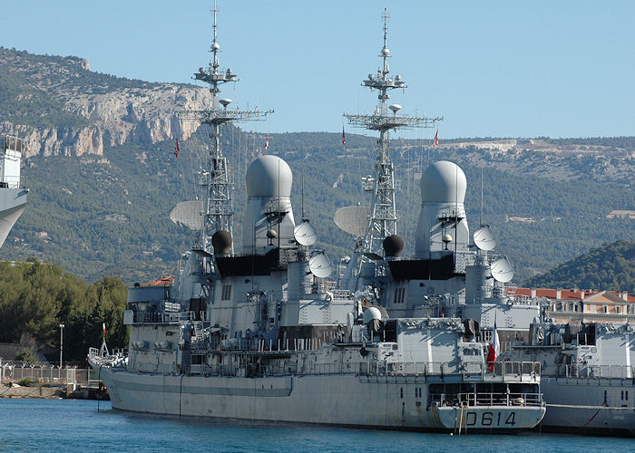Cassard pictured at Toulon on 9th August 2008