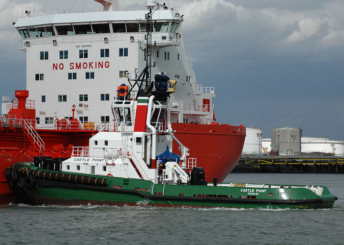 Photograph of the vessel  Castle Point pictured at Coryton on 10th August 2006