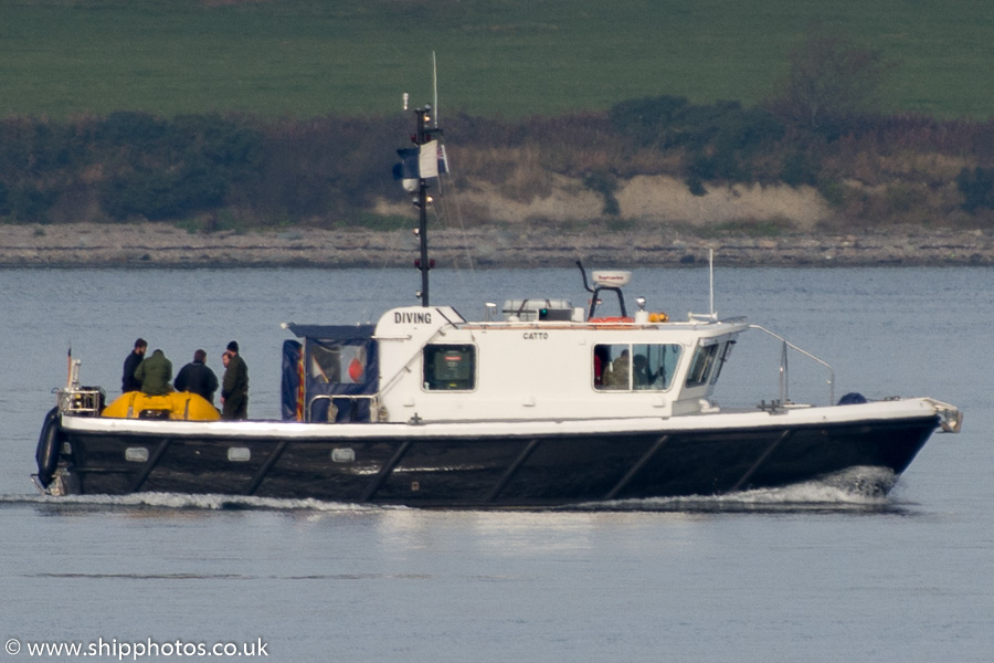 Photograph of the vessel DSB Catto pictured at Greenock on 15th October 2015