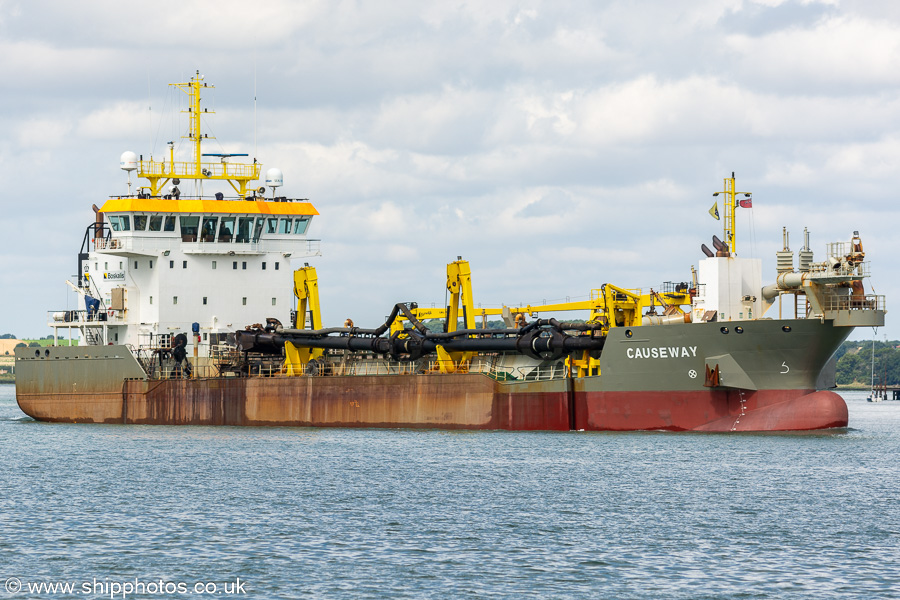 Photograph of the vessel  Causeway pictured at Harwich on 16th August 2024