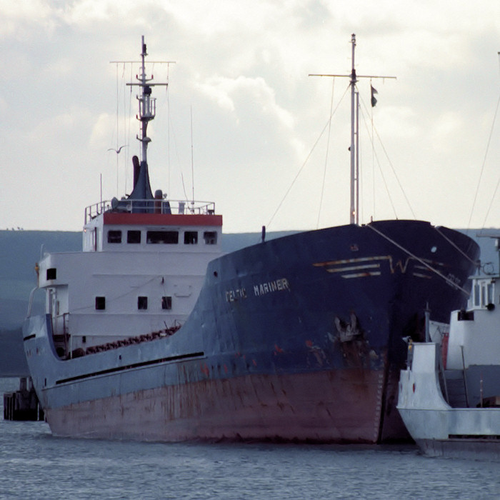 Photograph of the vessel  Celtic Mariner pictured at Poole on 23rd February 1988