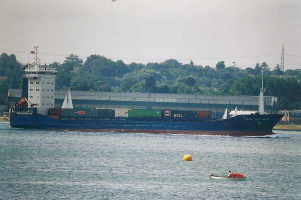 Photograph of the vessel  Celtic Monarch pictured arriving in Southampton on 16th July 2000