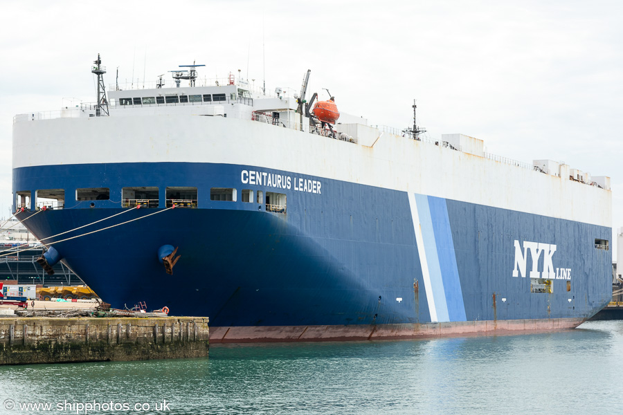 Photograph of the vessel  Centaurus Leader pictured at Southampton on 8th July 2023