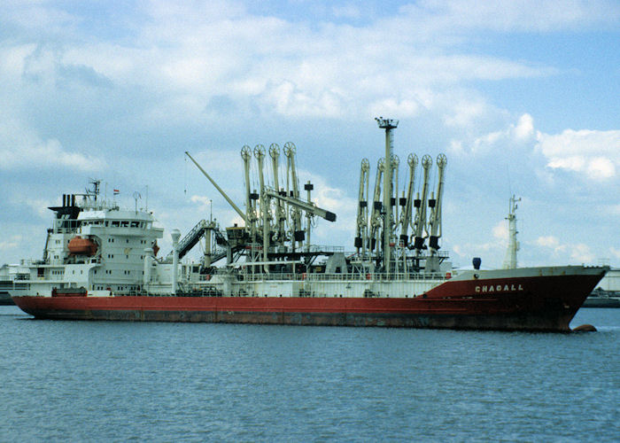 Photograph of the vessel  Chagall pictured at Rotterdam on 20th April 1997