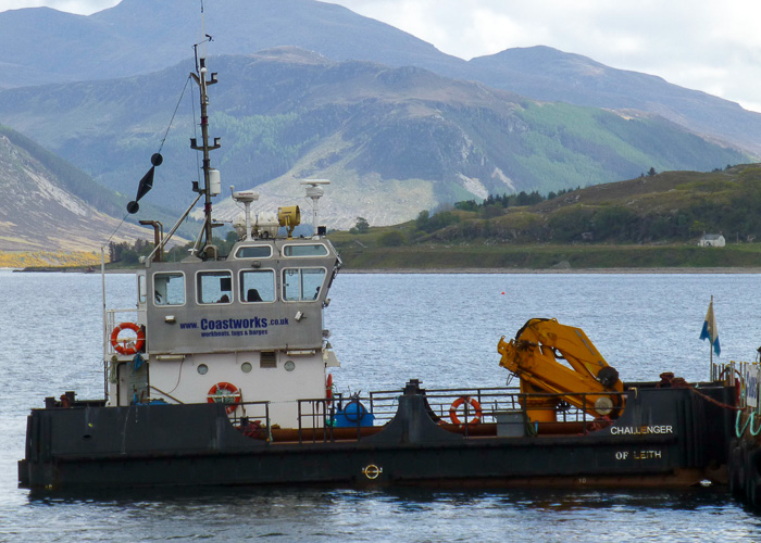 Photograph of the vessel  Challenger of Leith pictured at Ullapool on 6th May 2014
