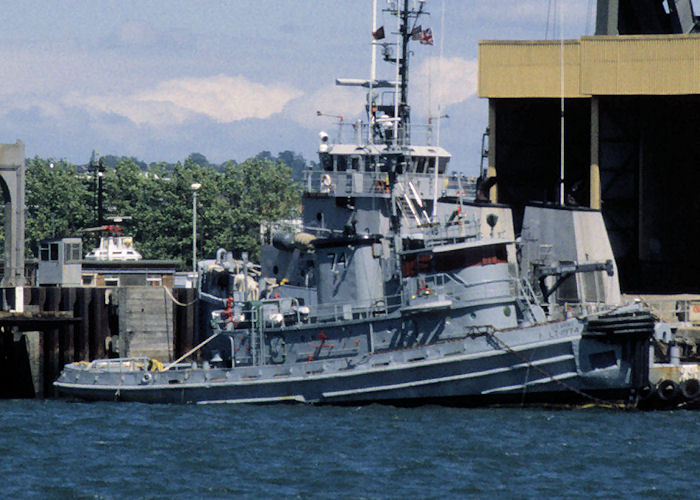 Photograph of the vessel USAV Champagne-Marne pictured at Southampton on 13th July 1997
